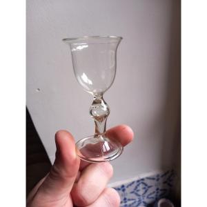 Mid 18th Century French Wine Or Liquor Glass