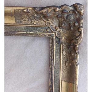 Carved And Gilded Wooden Frame Louis XIV Regency Style 19th Century