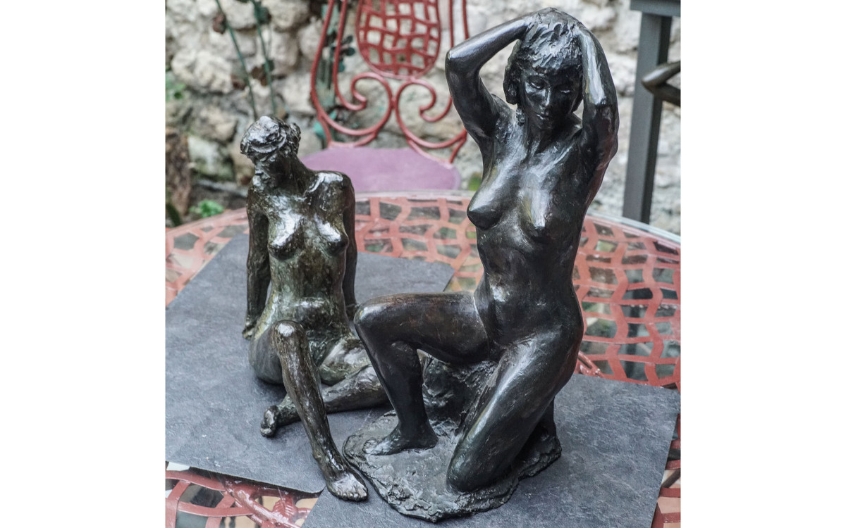Marie Josèphe BOURRON, Sculpture en bronze-photo-7
