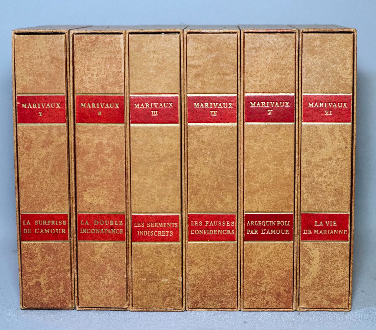 MARIVAUX, 6 volumes, illustrations Paul Emile BECAT