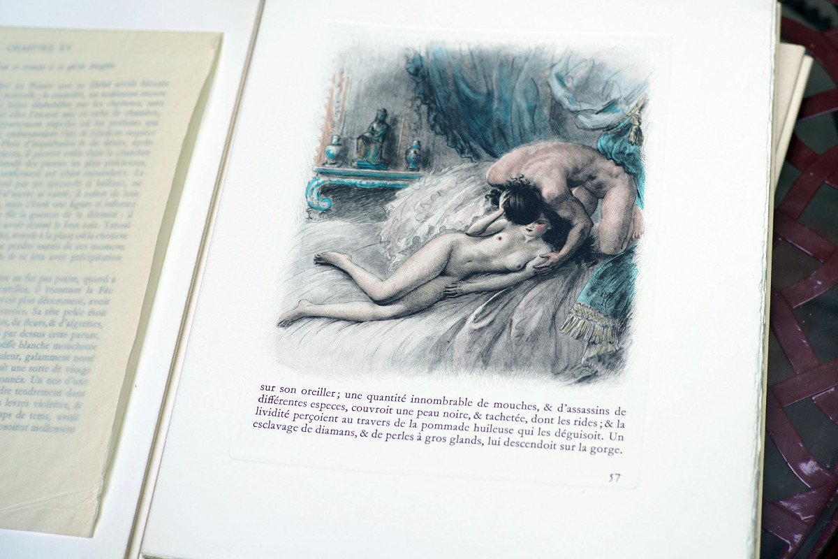 Curiosa: Crébillon Son, "tanzaï And Néadarné", Illustration By Paul émile Bécat-photo-4