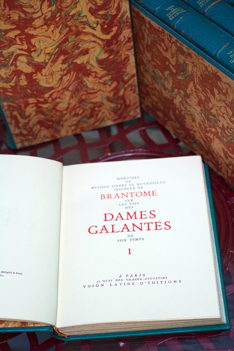 Curiosa : BRANTOME "VIE DES DAMES GALANTES" 3 volumes-photo-4