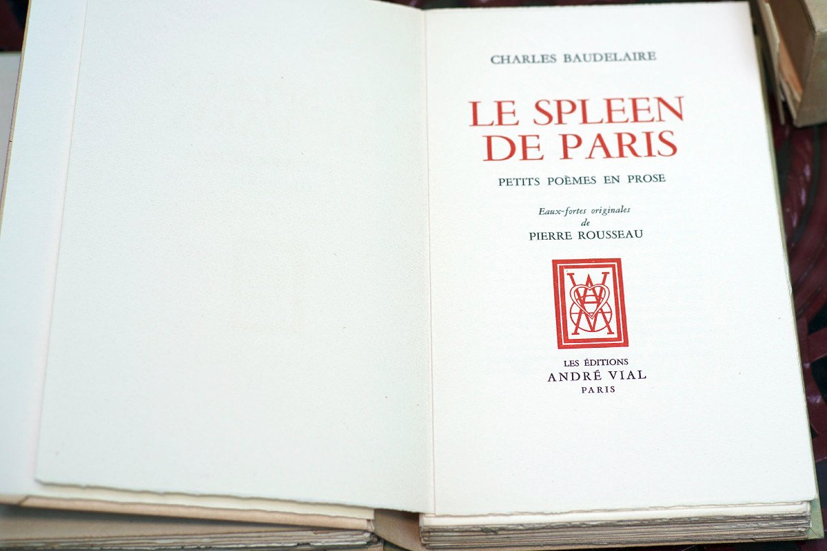 Baudelaire, "artificial Paradise" & "spleen De Paris" - "la Fanfarlo", 2 Boxes.-photo-2