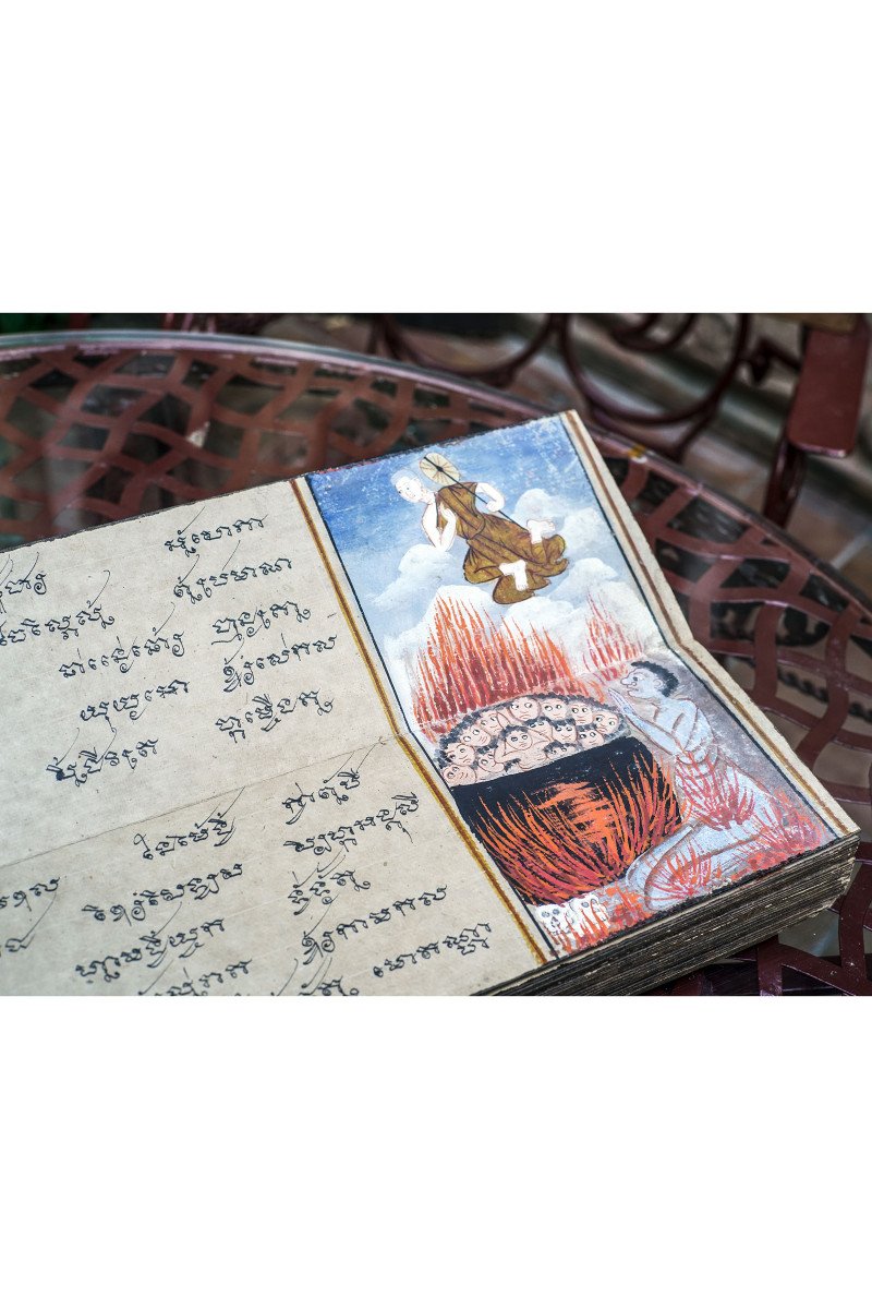 Old And Rare Burmese Buddhist Manuscript-photo-4