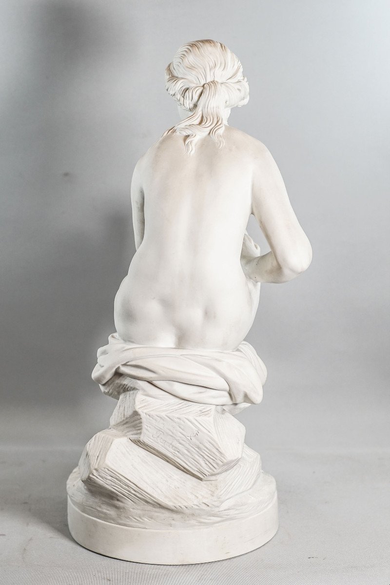 LA TOILETTE, Biscuit d'après James PRADIER-photo-4