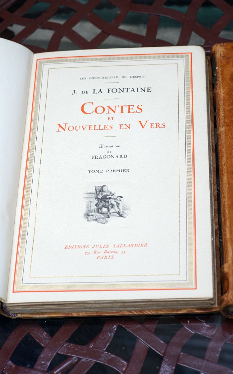 Curiosa : Contes De La Fontaine - Collection Les Chefs d'œuvre De l'Esprit.‎ 2 Tomes-photo-7