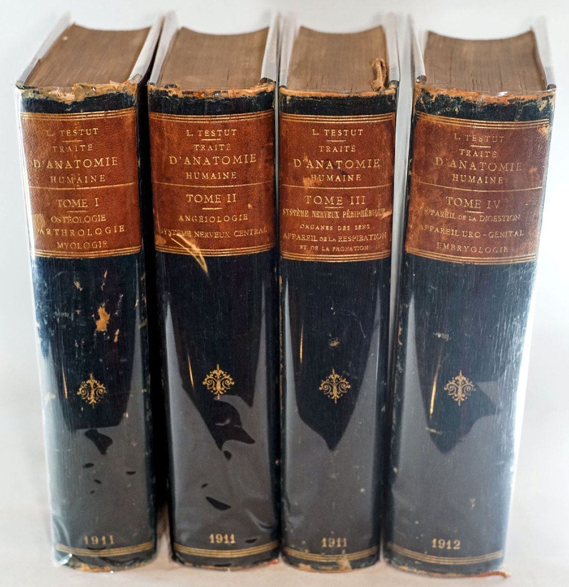 L. Testut, Treatise On Human Anatomy, 4 Volumes, 1911 - 1912