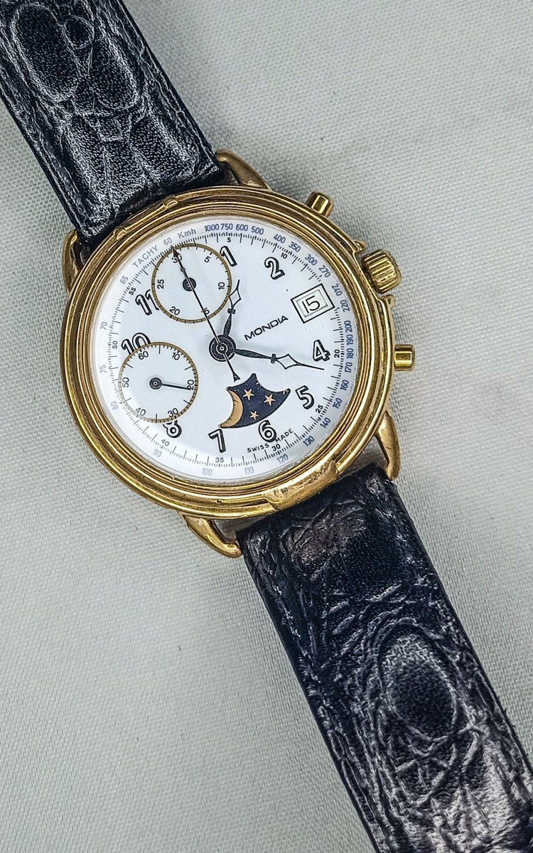 MONDIA Chronographe, Phase de lune-photo-5