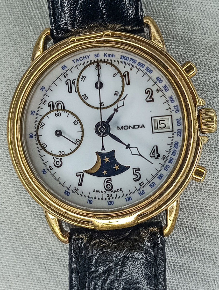 Mondia Chronograph, Moon Phase