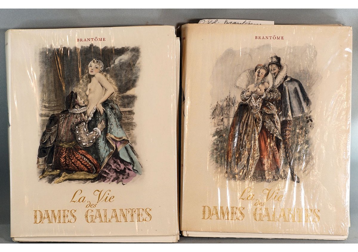 Curiosa - Brantôme The Lives Of Gallant Ladies, 2 Volumes. Illus: Pe Bécat