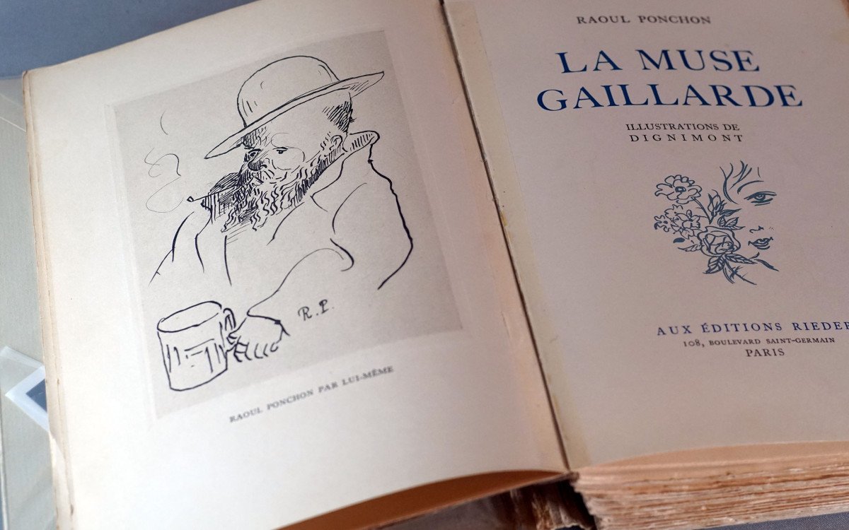 Curiosa -LA MUSE GAILLARDE, Raoul Ponchon, Illustrations de Dignimont.-photo-2