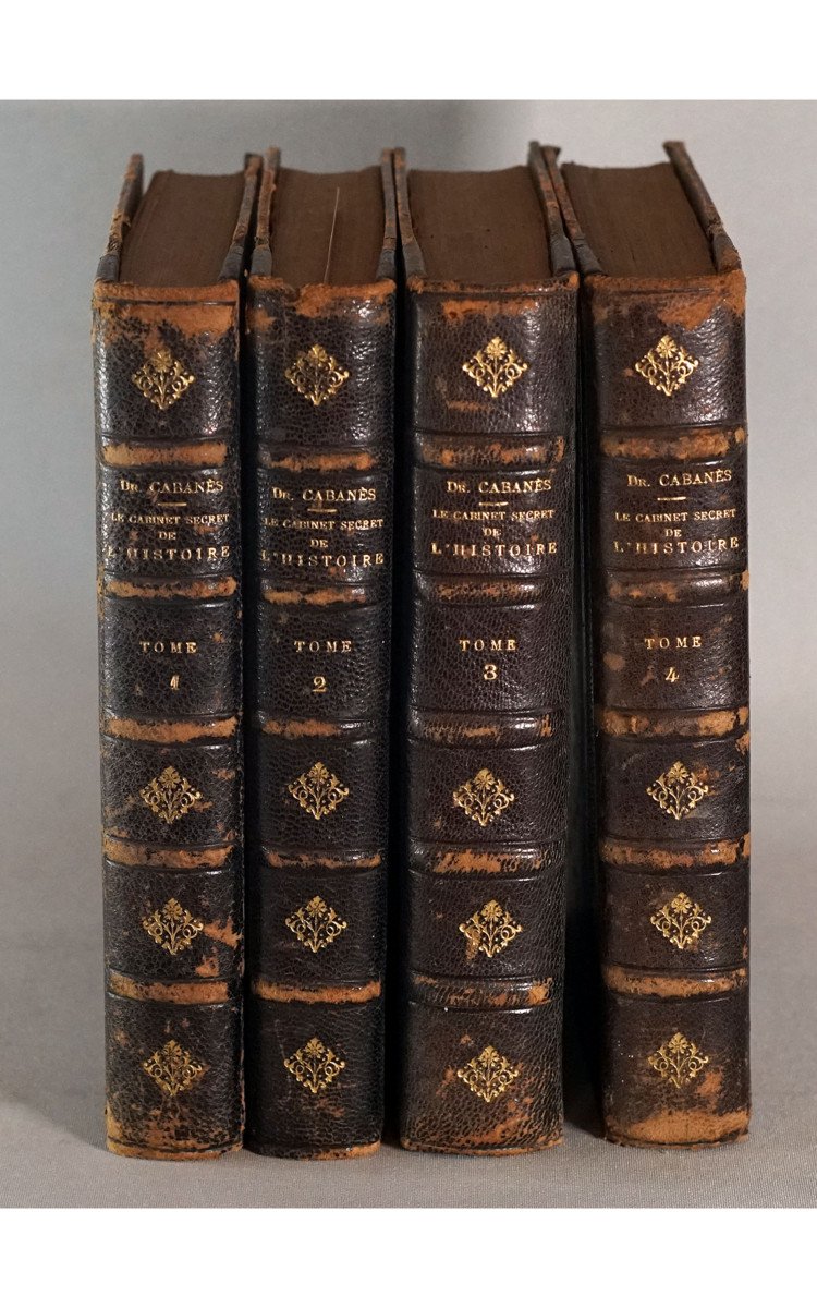 Doctor Cabanès, The Secret Cabinet Of History. 4 Vol. 