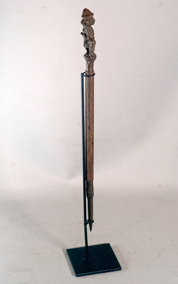 Burmese Tattoo Needle. Bronze. -photo-2