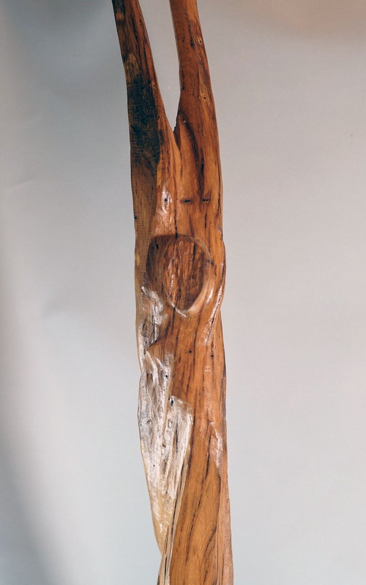 Etienne Balmadier Known As "balma", Wood Sculpture-photo-2