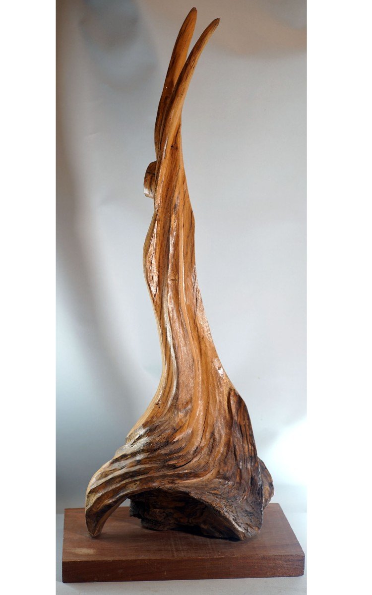 Etienne Balmadier Known As "balma", Wood Sculpture