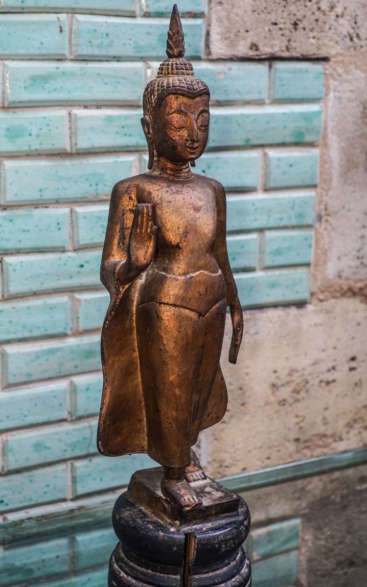 Abhaya Buddha, Thaillande, Golden Wood-photo-2