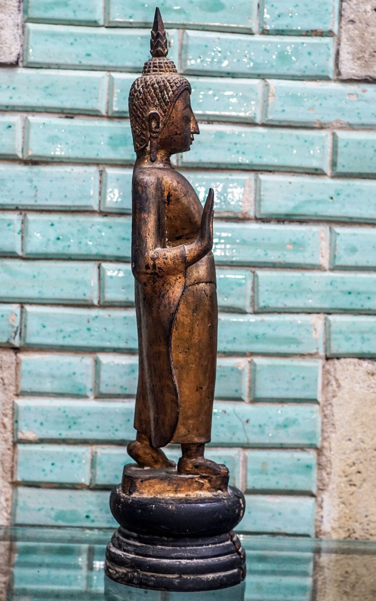 Abhaya Buddha, Thaillande, Golden Wood-photo-4