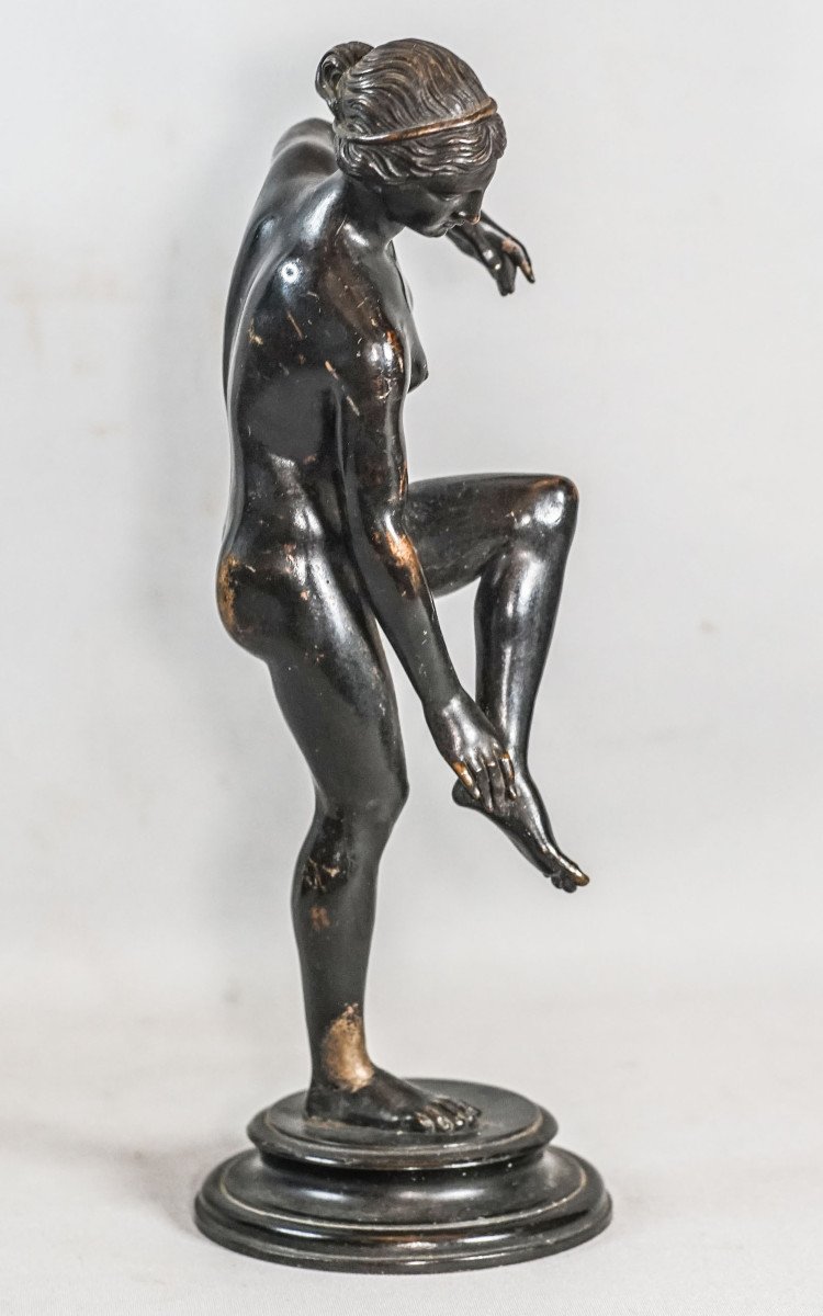 Statuette, VÉNUS AU BAIN, bronze-photo-3