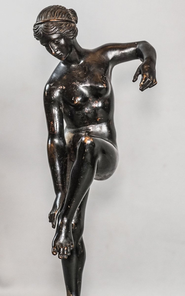 Statuette, VÉNUS AU BAIN, bronze-photo-4