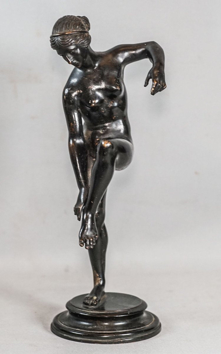 Statuette, VÉNUS AU BAIN, bronze