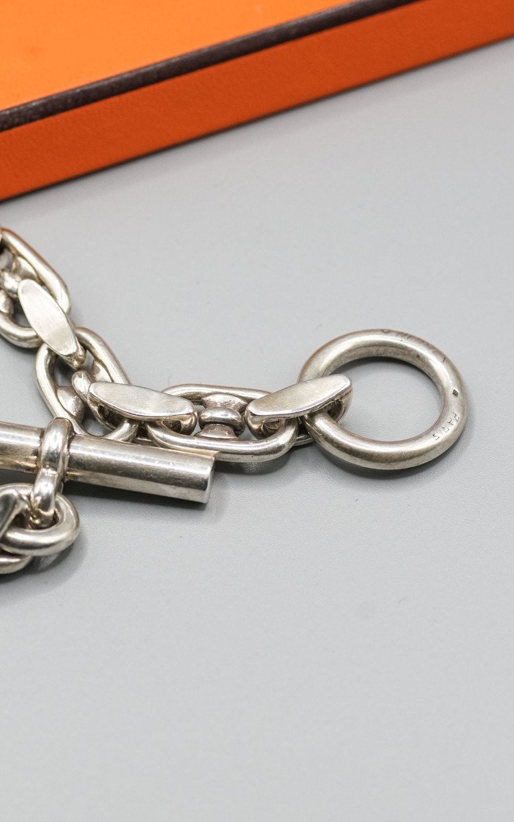 Hermes Silver Bracelet-photo-2