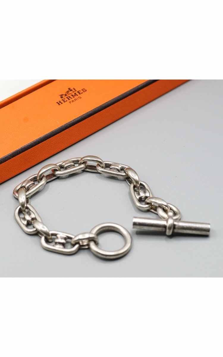 Hermes Silver Bracelet-photo-4