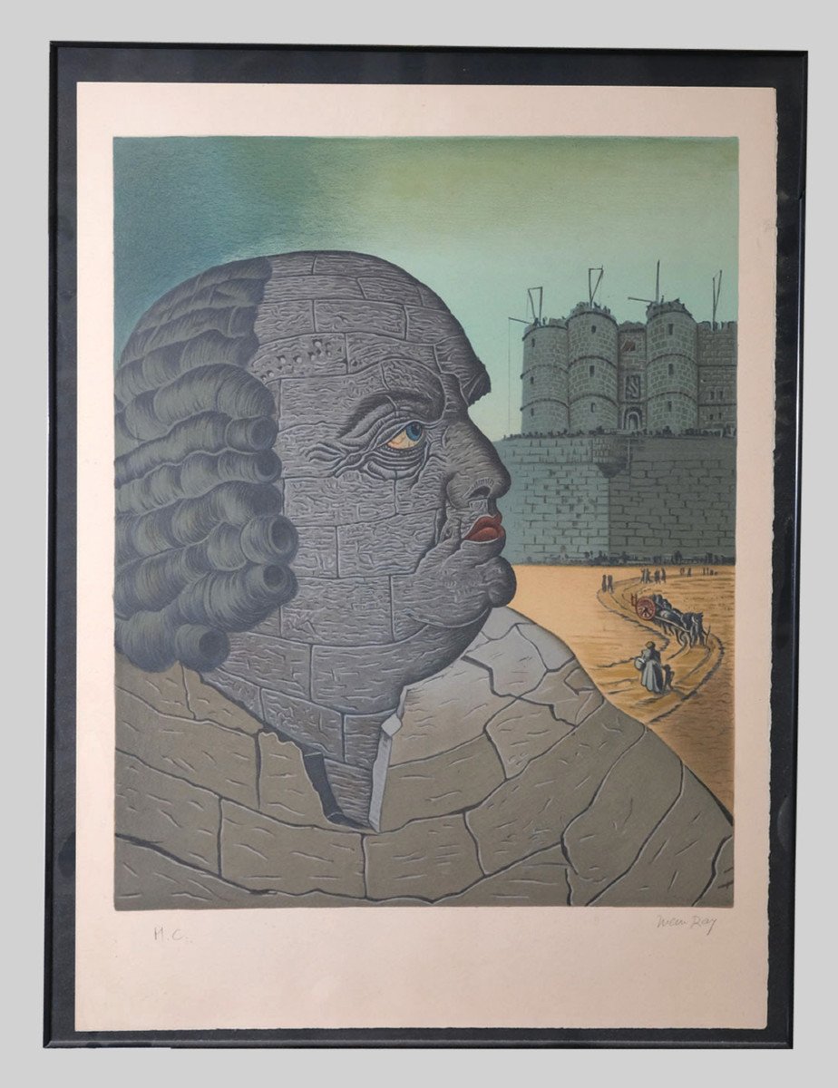 Man Ray, Lithograph By Marquis De Sade