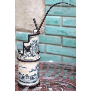 Water Pipe - Opium Cracked Porcelain