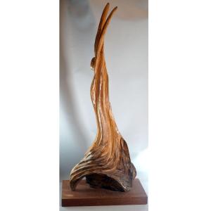 Etienne Balmadier Known As "balma", Wood Sculpture