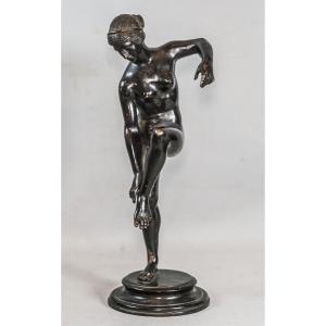 Statuette, VÉNUS AU BAIN, bronze