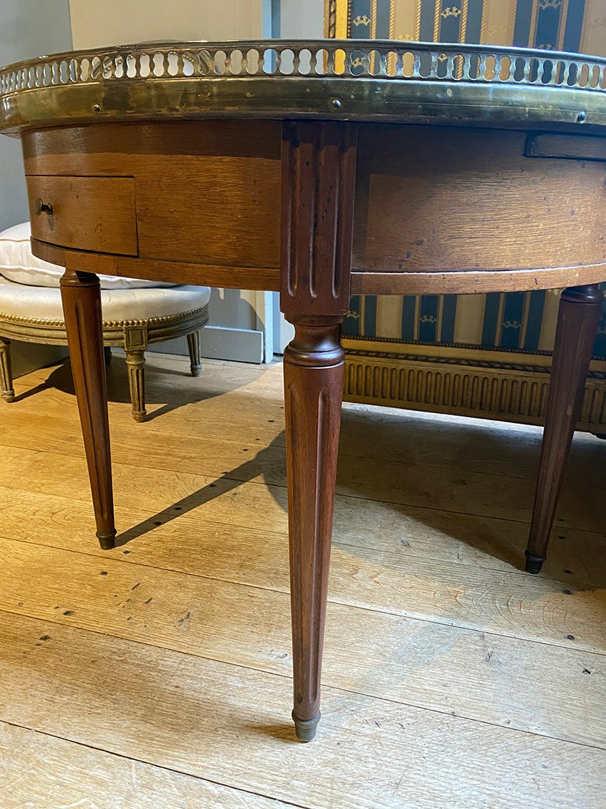 Louis XVI Style Coffee Table, Hot Water Bottle. 19th Century-photo-3