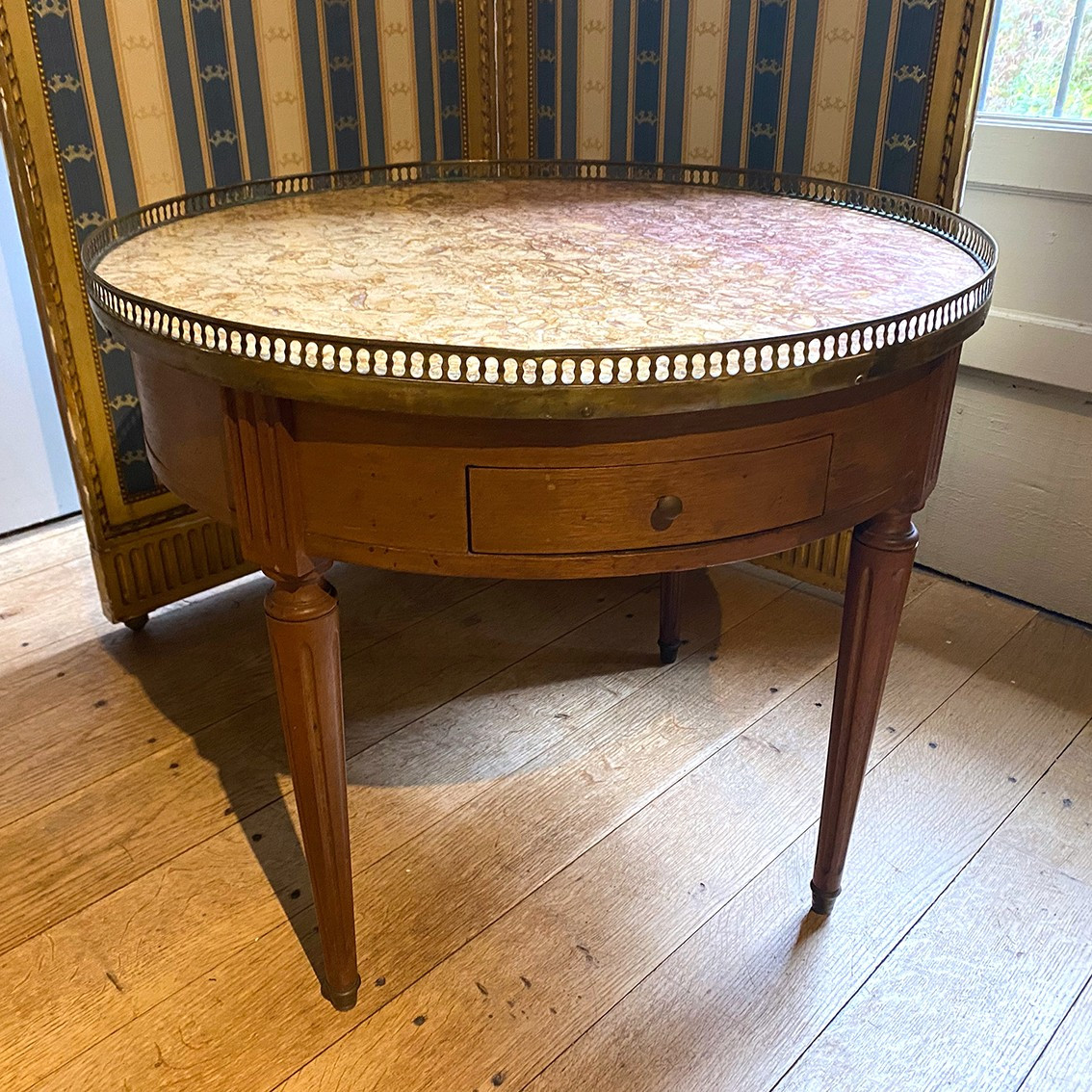 Louis XVI Style Coffee Table, Hot Water Bottle. 19th Century