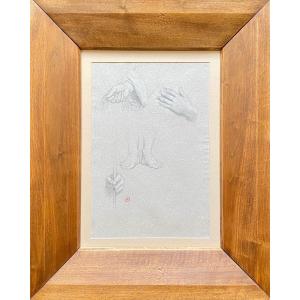 Gastine - Studies Of Feet And Hands, Preparatory For The Figure Of Saint Pierre Nolasque