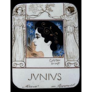 Youth – Miniature Russian Box After Gustave Klimt