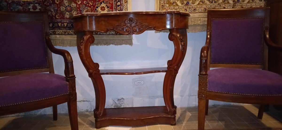 Louis Philippe Console - Mid-19th Century-photo-4