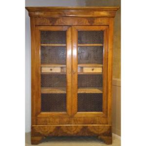 Louis Philippe Wardrobe In Walnut - 19th Century