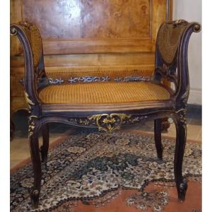 Cannage Bench - Louis XVI Style - Directory