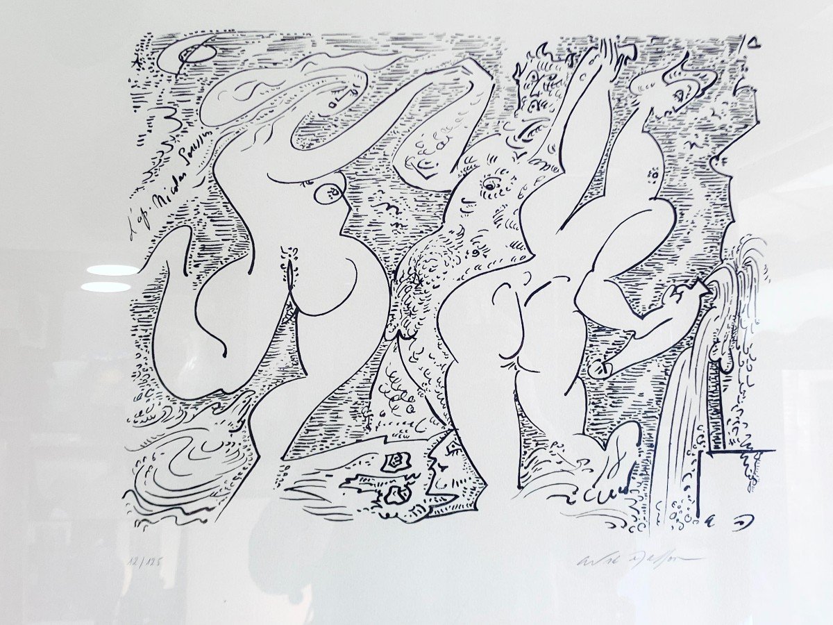 Lithographie d'André Masson-photo-2