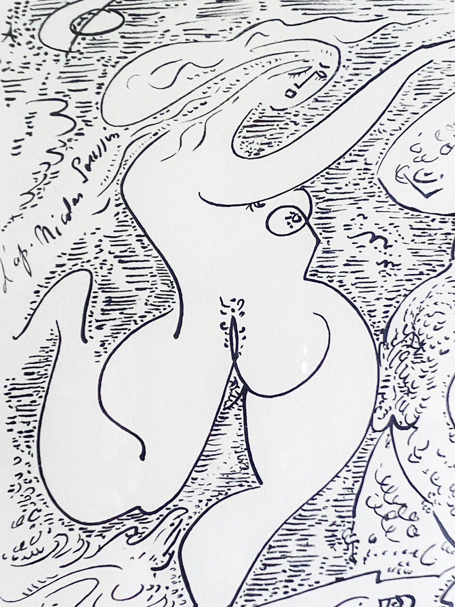 Lithographie d'André Masson-photo-3