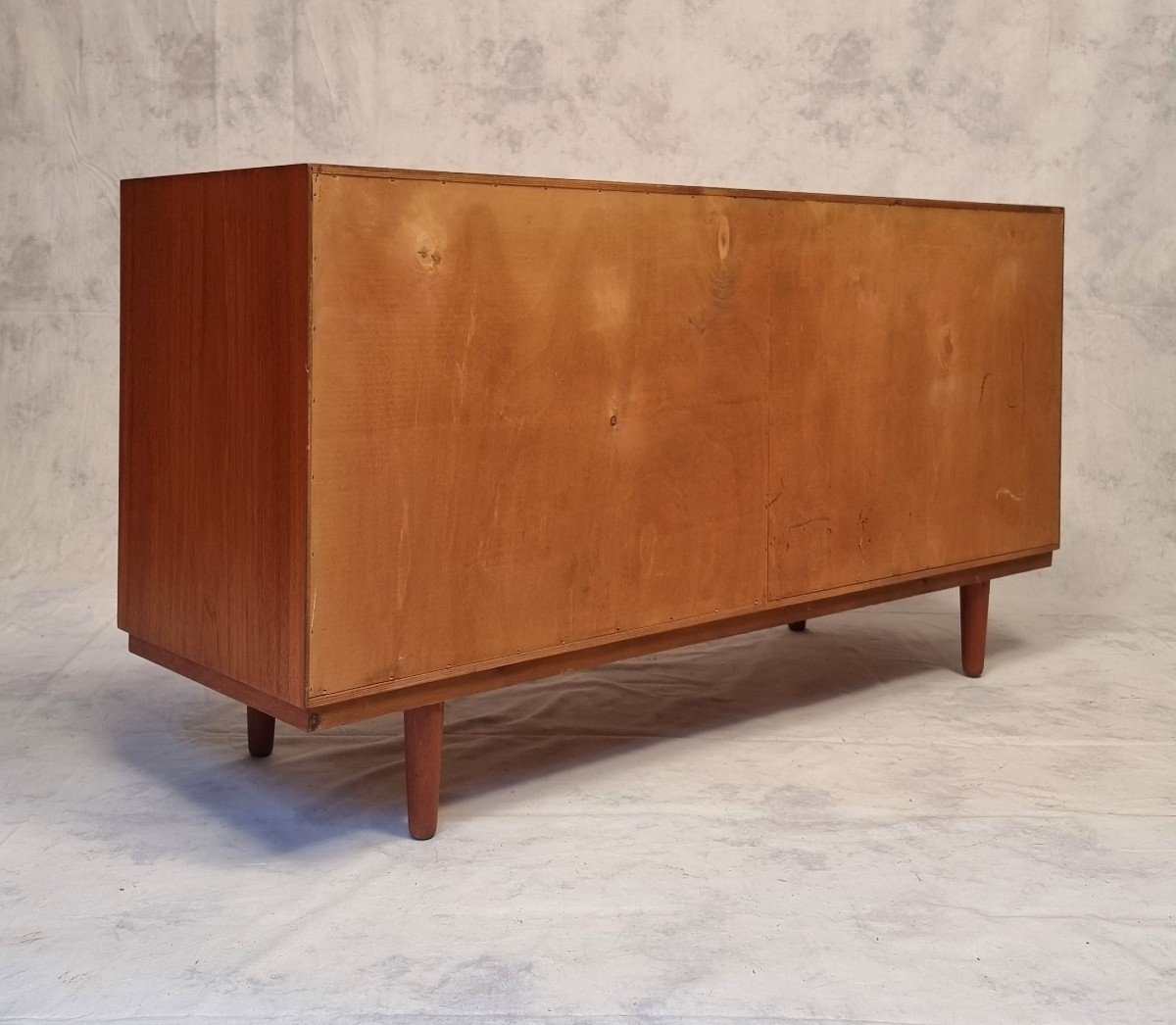 Enfilade Scandinave De Carlo Jensen Pour Hundevad & Co - Teck - Ca 1960-photo-2