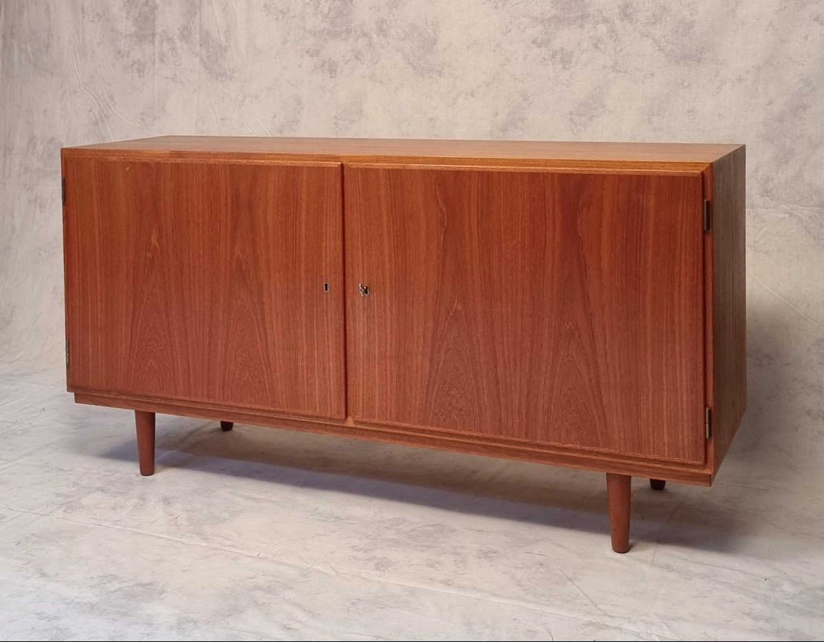 Enfilade Scandinave De Carlo Jensen Pour Hundevad & Co - Teck - Ca 1960