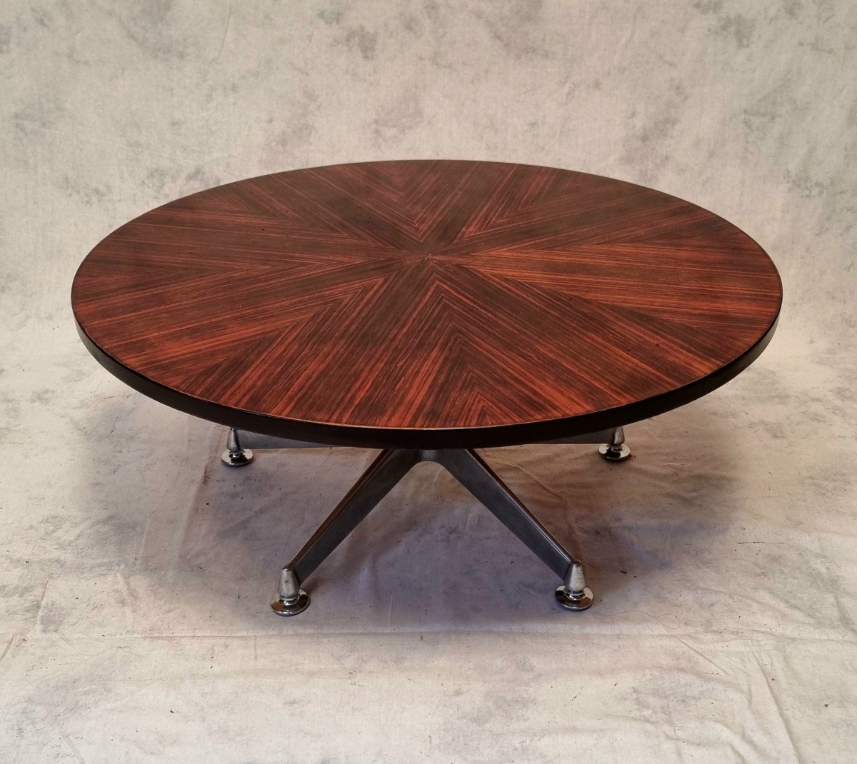 Coffee Table By Ico Parisi For Mim Roma - Rosewood - Ca 1960-photo-3