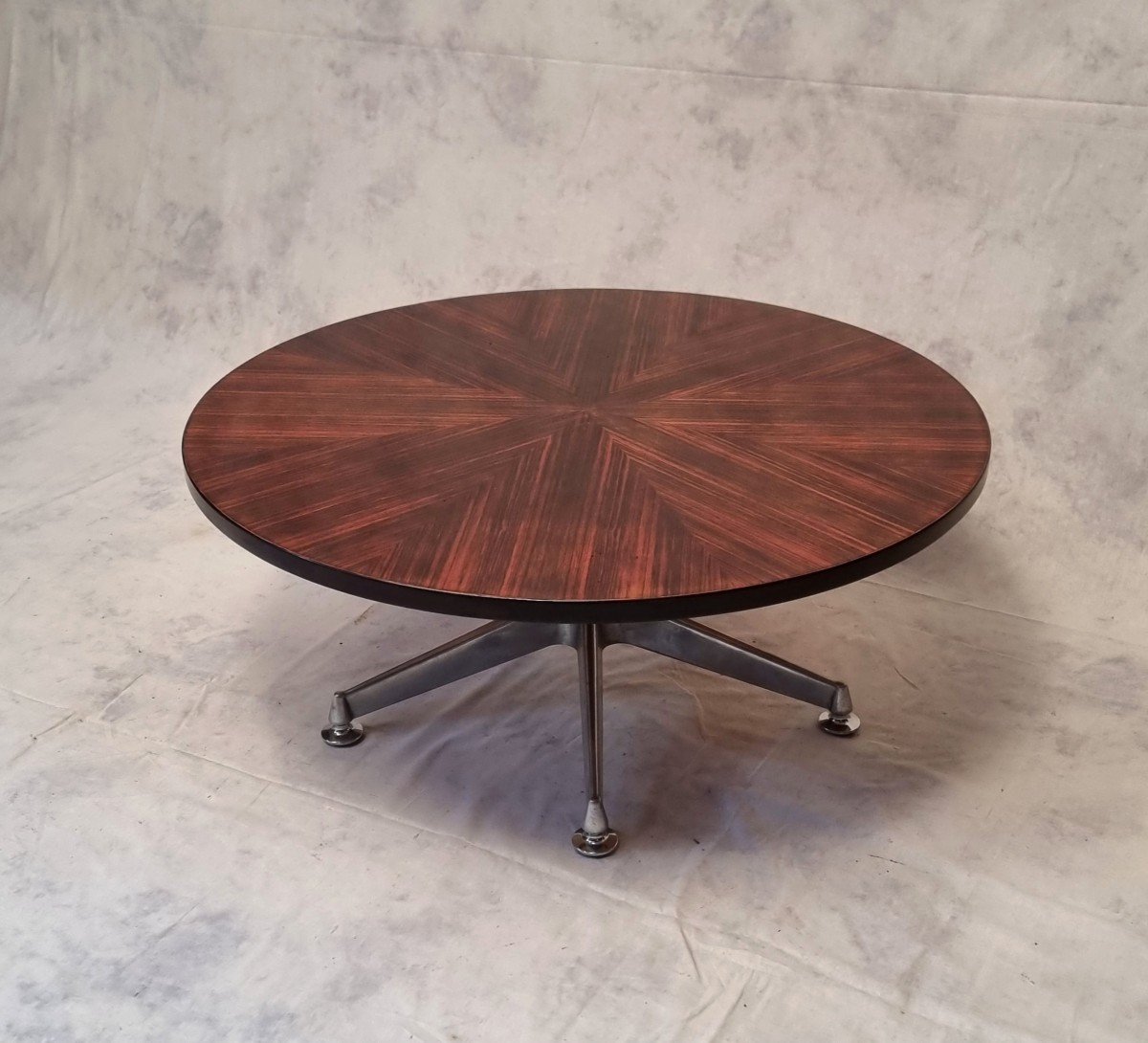 Coffee Table By Ico Parisi For Mim Roma - Rosewood - Ca 1960-photo-1