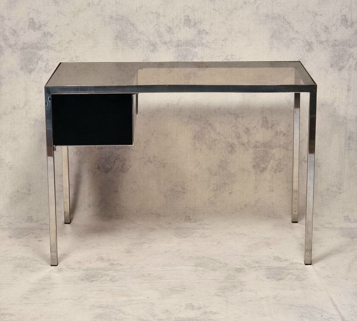 Bureau De Guy Lefèvre - Métal & Bois - Ca 1970-photo-1