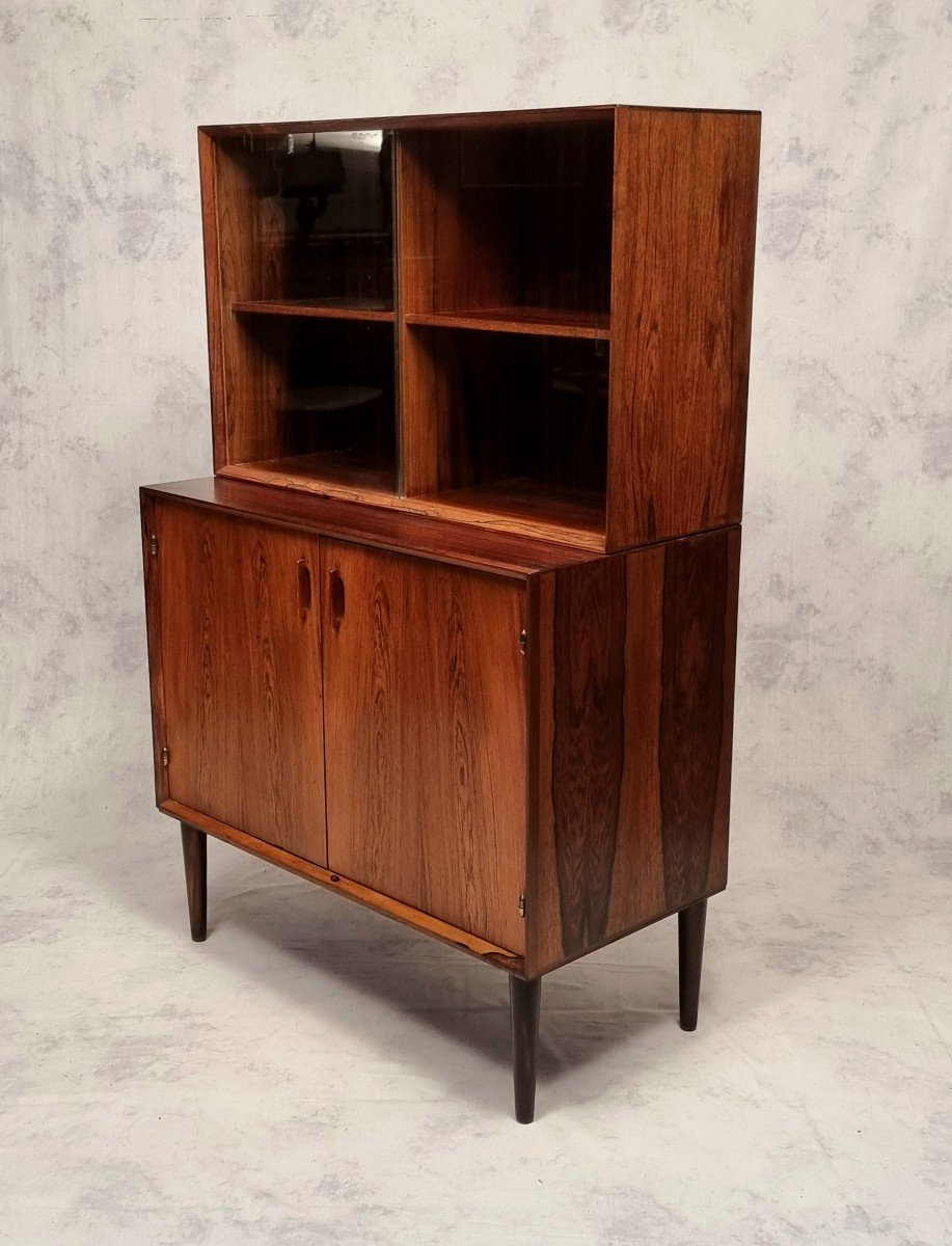 Bookcase By Ejvind Johansson For Ivan Gern - Rosewood - Ca 1960-photo-2
