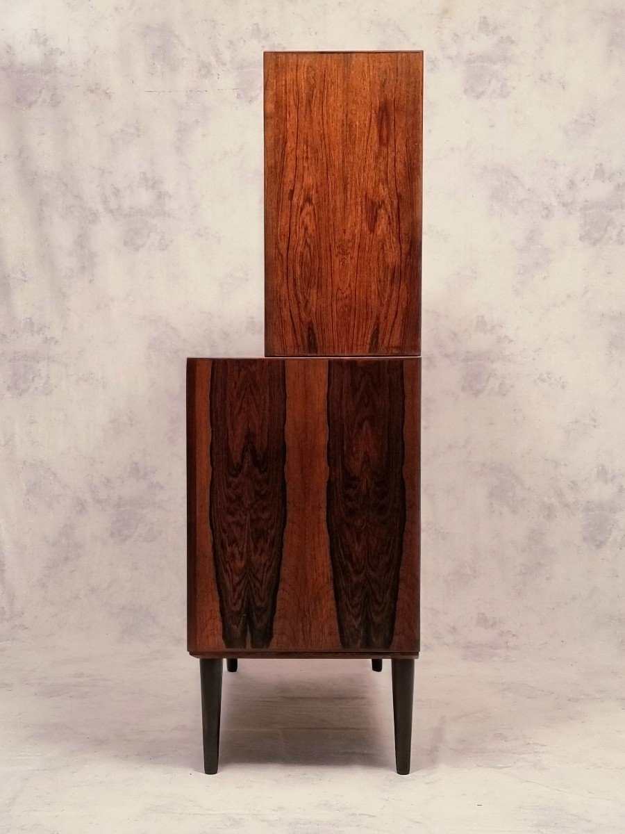 Bookcase By Ejvind Johansson For Ivan Gern - Rosewood - Ca 1960-photo-4