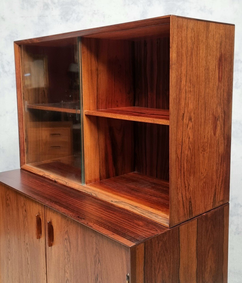 Bookcase By Ejvind Johansson For Ivan Gern - Rosewood - Ca 1960-photo-6