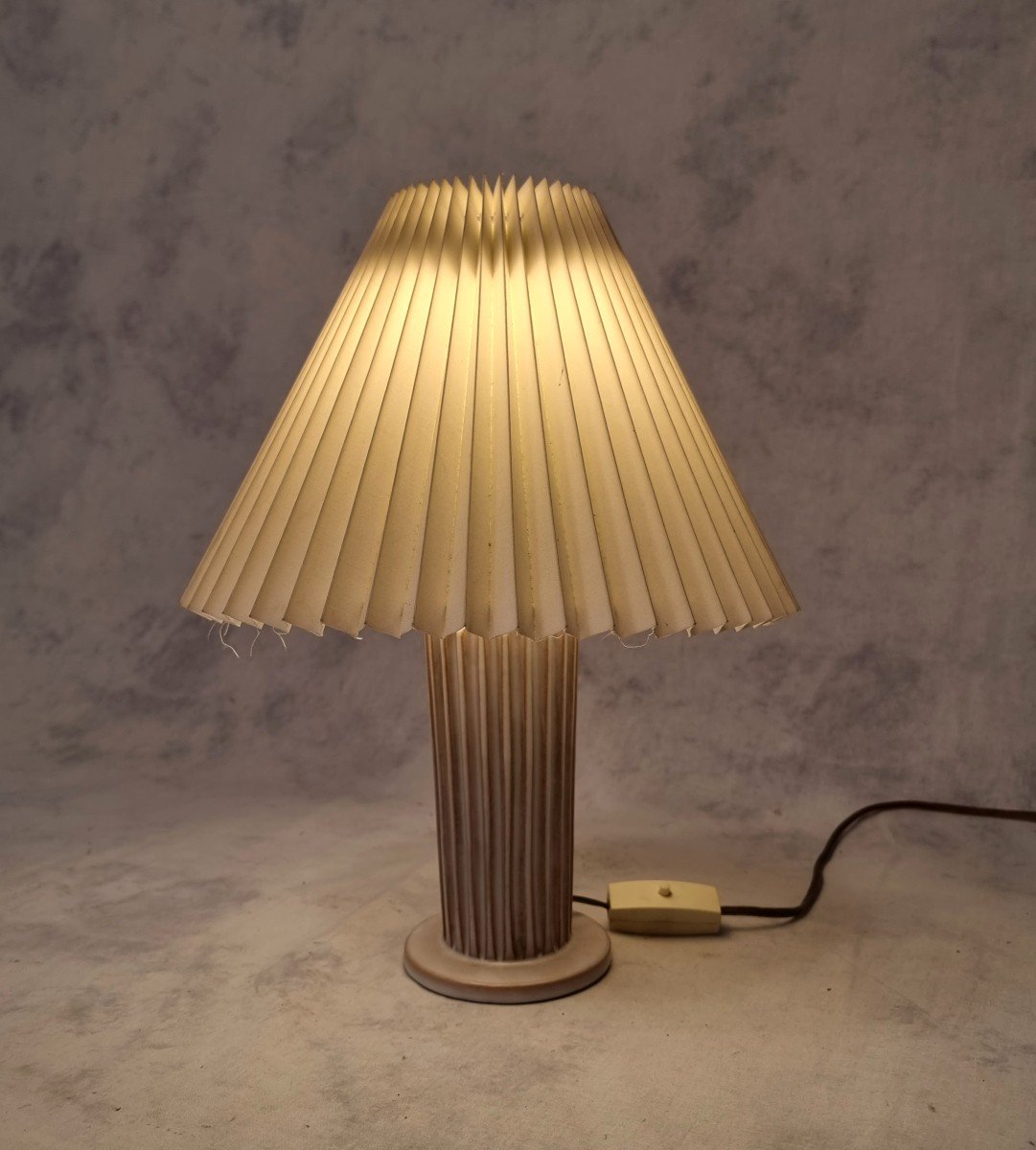 Vintage Scandinavian Lamp - Christian Schollert - Stoneware - 1960-photo-2