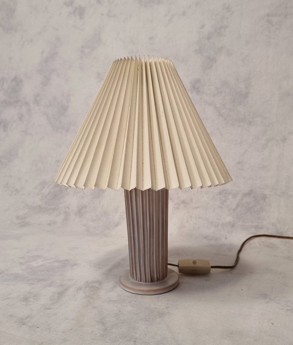 Vintage Scandinavian Lamp - Christian Schollert - Stoneware - 1960-photo-3