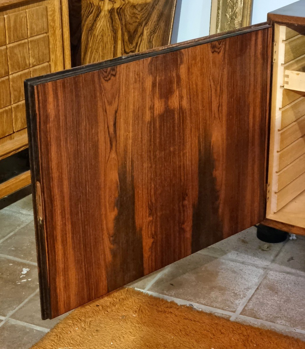 Scandinavian Sideboard By Carlo Jensen For Hundevad & Co - Rosewood - Ca 1960-photo-4